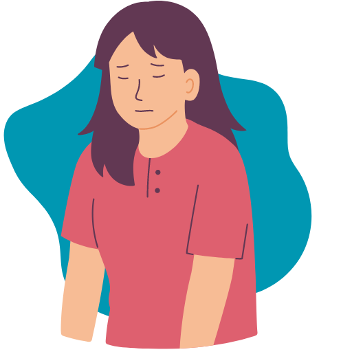 疲労感のある女性